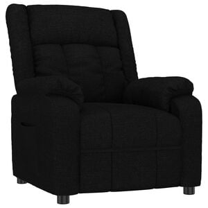 vidaXL Reclinerf&aring;t&ouml;lj svart tyg