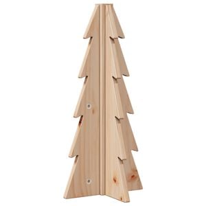 vidaXL Julgran i tr&auml; 49 cm massiv furu