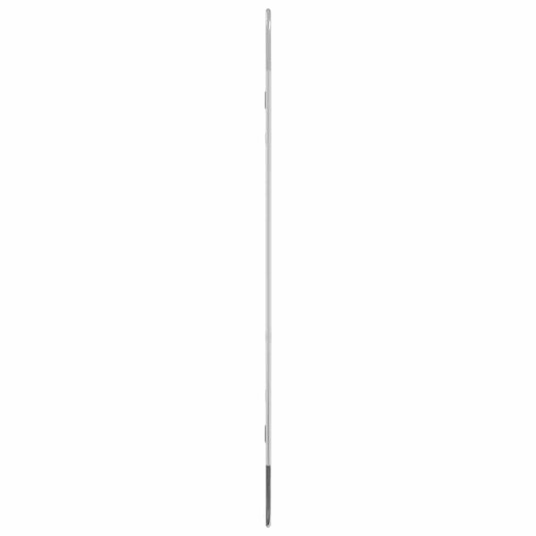 vidaXL V&auml;ggspegel silver 90x40 cm oval