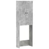 vidaXL Toalett sk&aring;p EDE Betonggr&aring; 66 x 25,5 x 190 cm Konstruerat tr&auml;