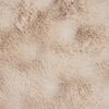 vidaXL Faux Kaninp&auml;ls Filt Olite Beige 130 x 150 cm Polyester