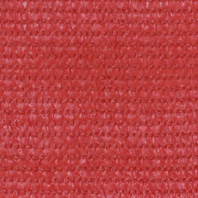 vidaXL Balkongskärm röd 75x300 cm HDPE