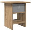vidaXL S&auml;ngbord Artisan Ek 41 x 40 x 45 cm Konstruerat tr&auml;