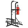 Power Tower med sit-up-b&auml;nk och boxning v&auml;ska