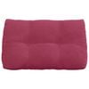 vidaXL Ryggkudde Vinr&ouml;d 80 x 24 x 50 cm Sammet