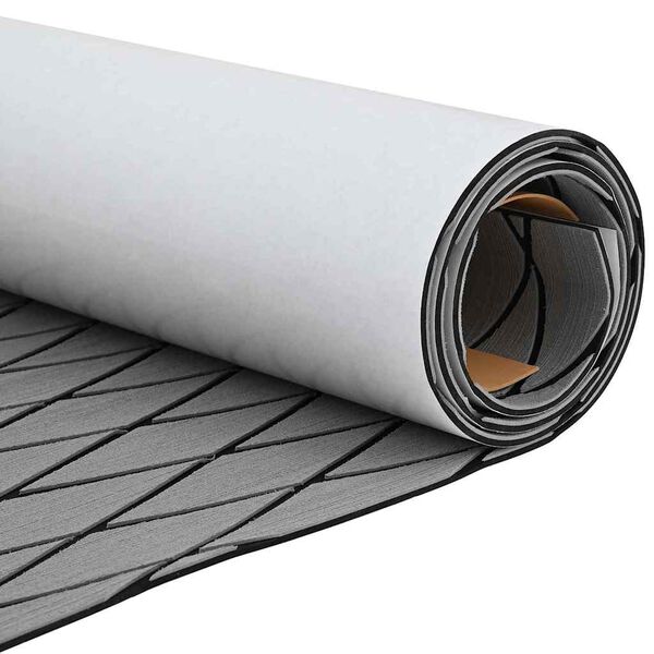 vidaXL Båtgolv ljusgrå och svart 190 x 70 cm EVA skum