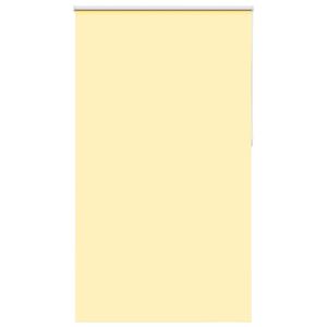 vidaXL Rullgardin m&ouml;rkl&auml;ggningsgul 135x230 cm tygbredd 131,6 cm