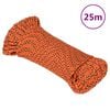 vidaXL B&aring;tlina orange 3 mm 25 m polypropylen