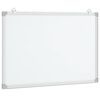 vidaXL Magnetisk whiteboard 80x60x1,7 cm aluminium