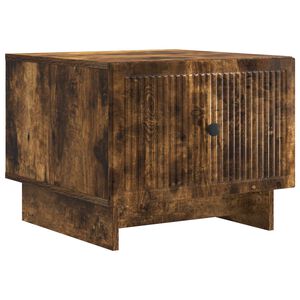 vidaXL Kaffeebord med l&aring;da R&ouml;kt ek 49 x 50 x 40 cm Konstruerat tr&auml;