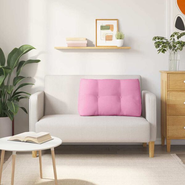 vidaXL Ryggkudde Rosa 80 x 24 x 50 cm tyg