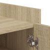 vidaXL Skoskåp sonoma-ek 52x37,5x100 cm konstruerat trä