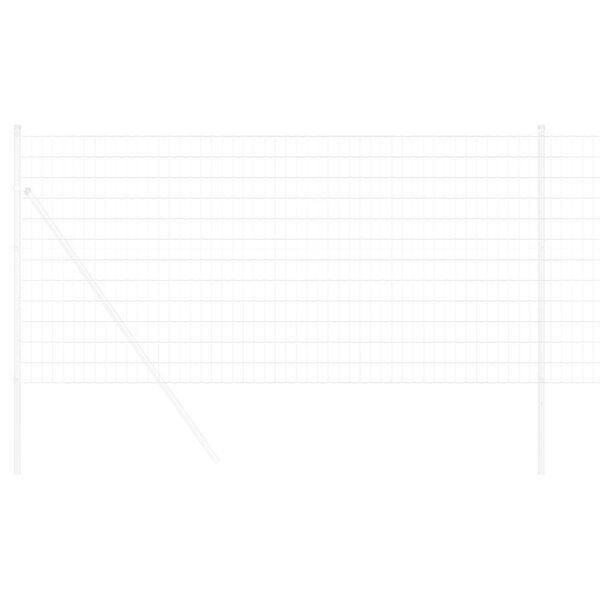 vidaXL Eurogärdsel Silver 1.4 x 10 m Varmförzinkat järn