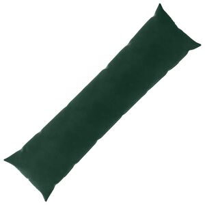 vidaXL Kudde med kudde HEERLEN M&ouml;rkgr&ouml;n 40 x 145 cm Sammet