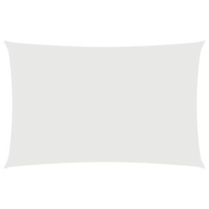 vidaXL Solsegel oxfordtyg rektangul&auml;rt 4x7 m vit