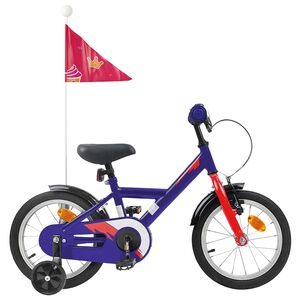 vidaXL Barncykel 12 Tum f&ouml;r 2-4 &aring;ringar M&ouml;rkbl&aring;