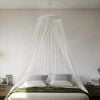 vidaXL Myggn&auml;t f&ouml;r s&auml;ng 220 mesh vit 56x56x220 cm