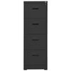 vidaXL Dokumentskåp antracit 46x62x133 cm stål