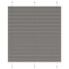 vidaXL Plisserad persienn antracit 115x100 cm tyg bredd 114,4 cm