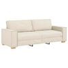 vidaXL Soffa 2 pcs Beige 220 x 80 x 84 cm Linnenblandad tyg