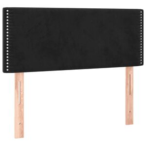vidaXL S&auml;nggavel svart 90x5x78/88 cm sammet