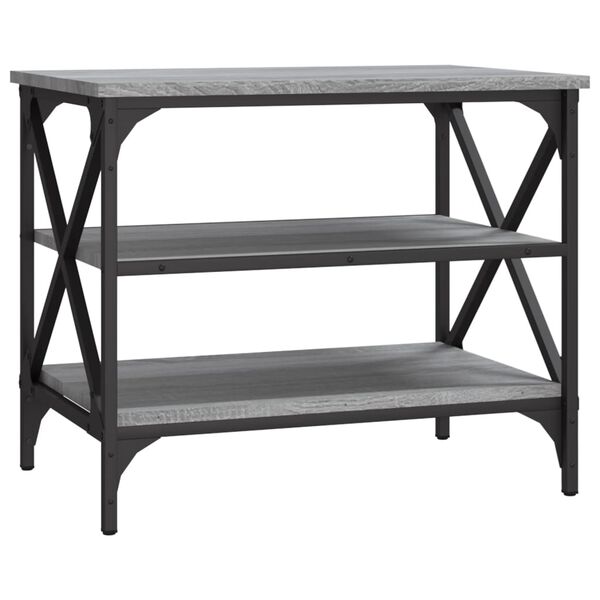 vidaXL Tv-b&auml;nk gr&aring; sonoma 60x40x50 cm konstruerat tr&auml;