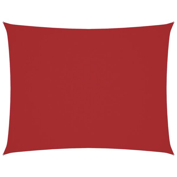 vidaXL Solsegel oxfordtyg rektangul&auml;rt 2x3,5 m r&ouml;d