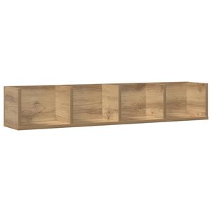 vidaXL CD-hylla artisan ek 100x18x18 cm konstruerat tr&auml;