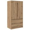 vidaXL Garderob Artisan Ek 79,5 x 49 x 156 cm Konstruerat tr&auml;