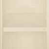 vidaXL Plastskåp 40x43x85,5 cm träimitation kaninvit