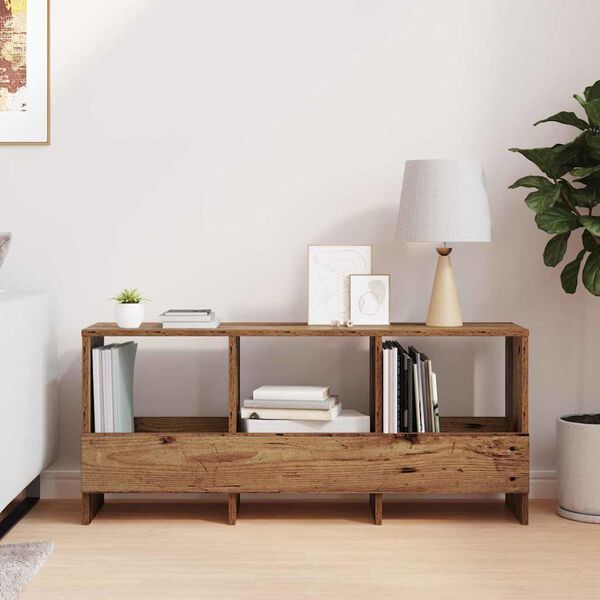 vidaXL Tidningshylla Gammalt tr&auml; 102 x 30 x 45 cm