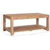 vidaXL Soffbord 100x50x40 cm massiv teak