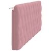 vidaXL Headboard Cushion Pink 200 cm Velvet