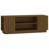 vidaXL Tv-b&auml;nk honungsbrun 110x35x40,5 cm massiv furu