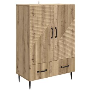 vidaXL Sideboard med l&aring;da Artisan-ek 66 x 34,5 x 95 cm Konstruerat tr&auml;
