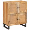 vidaXL Sideboard Brun 60 x 33 x 75 cm Massivt mangotr&auml;