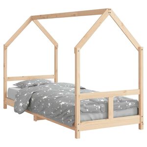 vidaXL S&auml;ngram f&ouml;r barns&auml;ng 80x200 cm massiv furu