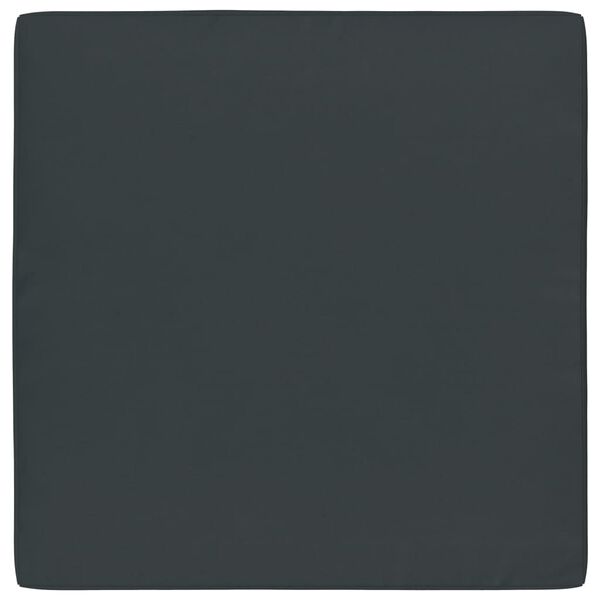vidaXL Dyna till pallsoffa bomull 60x61,5x6 cm antracit tyg
