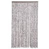 vidaXL Insektsdraperi brun och beige 118x220 cm chenille