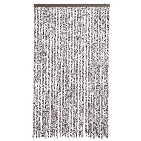 vidaXL Insektsdraperi brun och beige 118x220 cm chenille