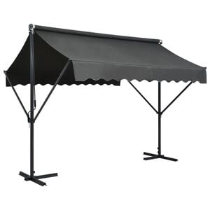 vidaXL Frist&aring;ende markis 300x300 cm antracit