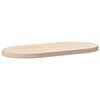vidaXL Bordsskiva 70x35x2,5 cm massivt tr&auml; furu oval