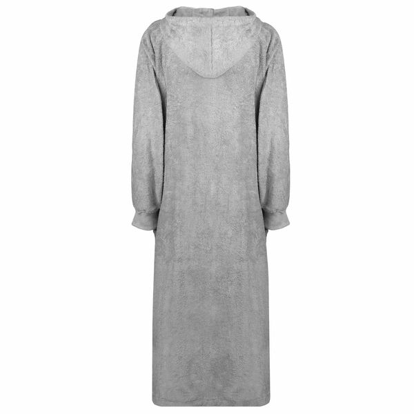 vidaXL Filt-hoodie KINN Gr&aring; XXL Bomull