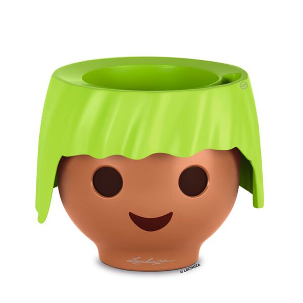 LECHUZA Odlingsl&aring;da OJO ALL-IN-ONE &auml;ppelgr&ouml;n