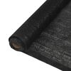 vidaXL Insynsskyddsn&auml;t HDPE svart 2x25 m