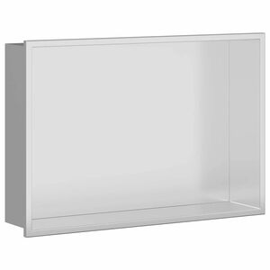 vidaXL Dusch Nisch Silver 45 x 30 x 9,5 cm Rostfritt st&aring;l
