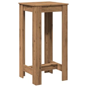 vidaXL Barbord artisian-ek 51x50x103,5 cm konstruerat tr&auml;