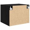 vidaXL V&auml;ggsk&aring;p Svart ek 50 x 42,5 x 40 cm Konstruerat tr&auml;