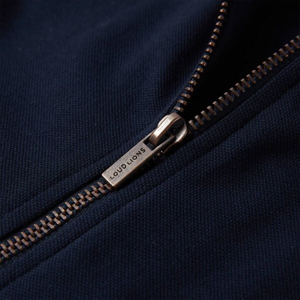 Tröja med dragkedja för barn marinblå 92