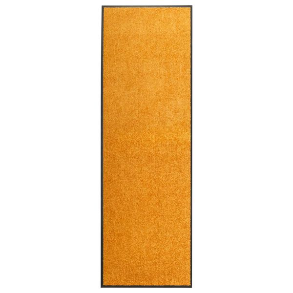 vidaXL D&ouml;rrmatta tv&auml;ttbar orange 60x180 cm